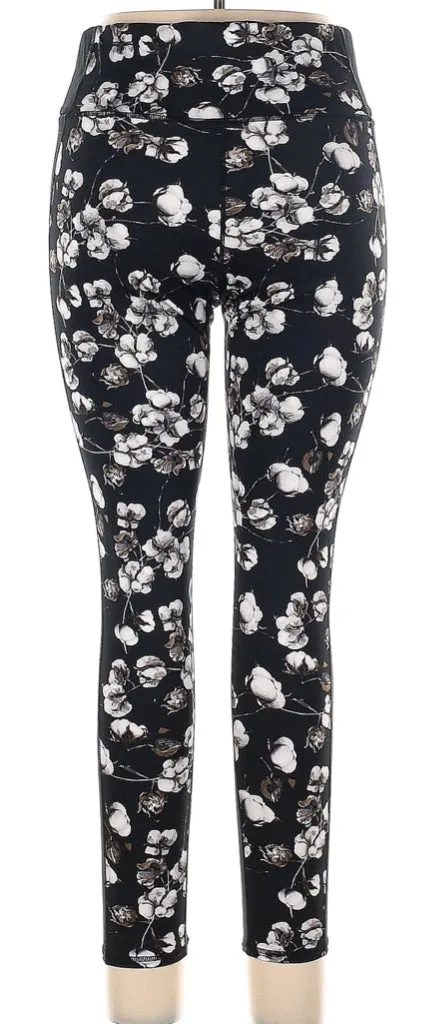 Tail Women's Black Floral Leggings Size L. MSP$79