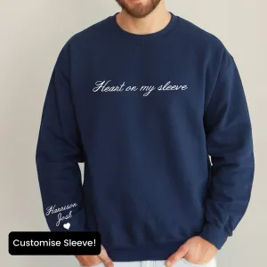 Tattoo Heart On My Sleeve Personalised Sweater