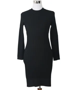 The Row Black Ribbed Dress sz 4