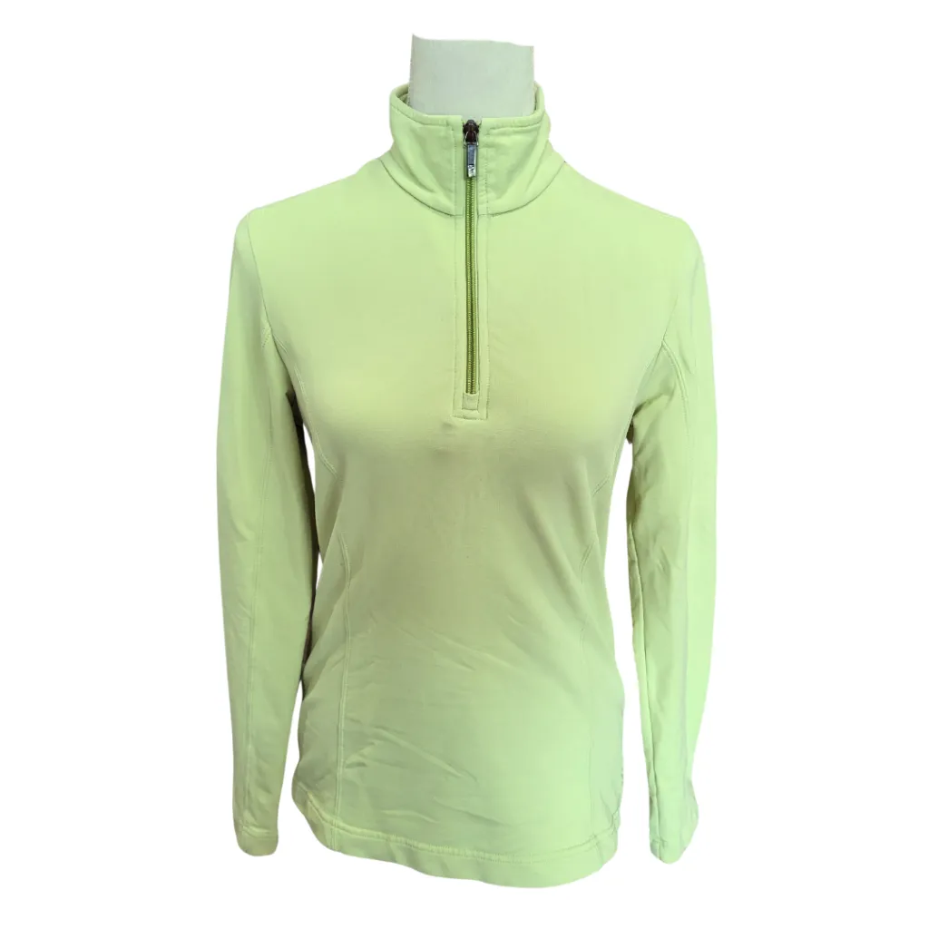 Tommy Bahama Lime Zip Mock Cotton Golf Pullover Size M