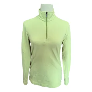 Tommy Bahama Lime Zip Mock Cotton Golf Pullover Size M
