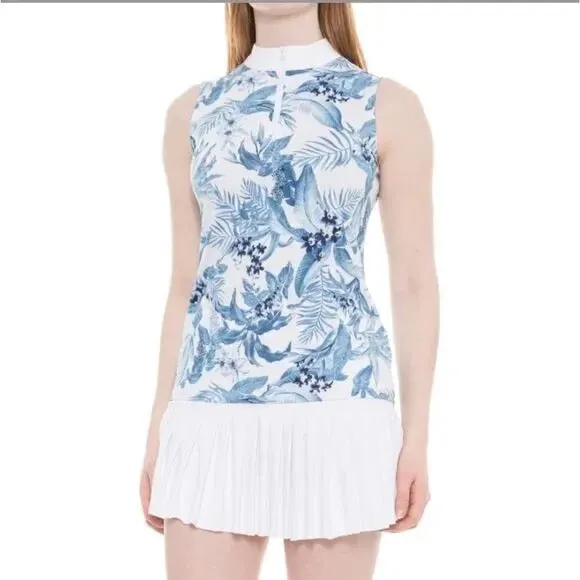 Tommy Bahama Women's Tabu Jungle Sleeveless Golf Top Size M MSP$94