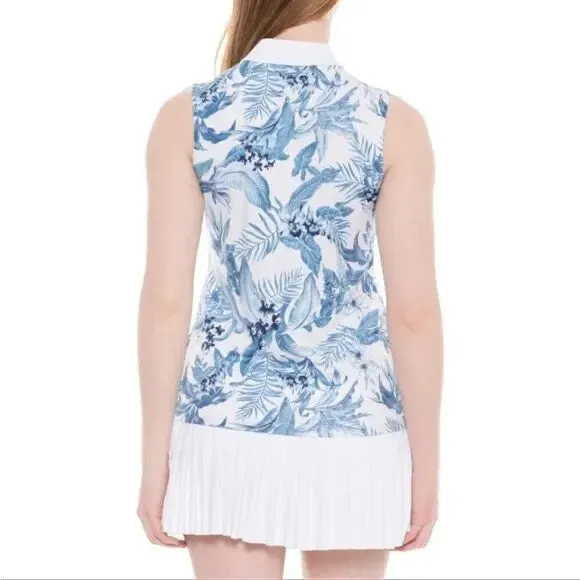 Tommy Bahama Women's Tabu Jungle Sleeveless Golf Top Size M MSP$94