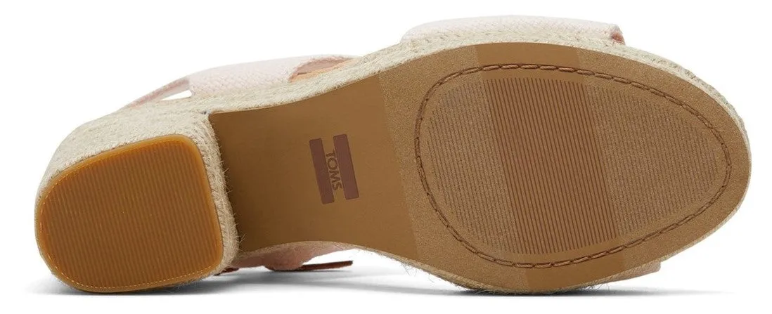 Toms Majorca Cutout Womens Heeled Sandal