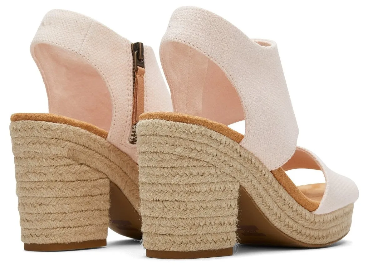 Toms Majorca Cutout Womens Heeled Sandal