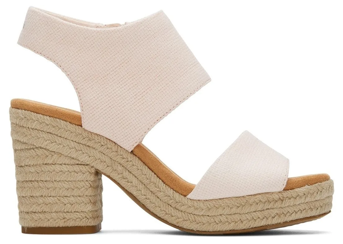 Toms Majorca Cutout Womens Heeled Sandal