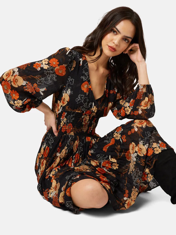 Traffic People Aurora Dress Black
