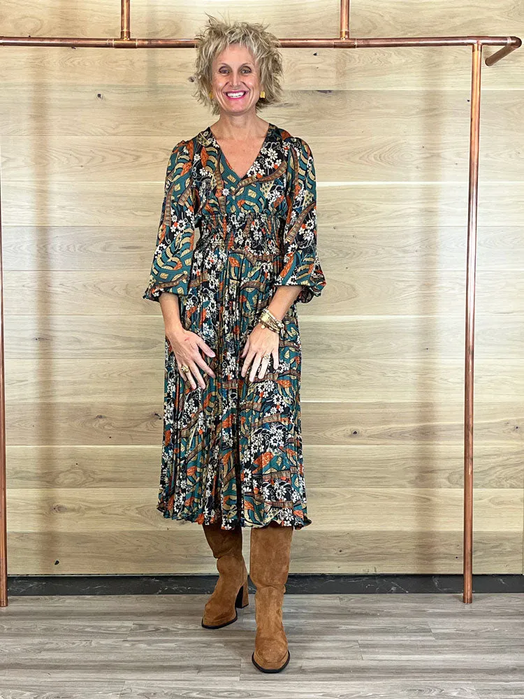 Traffic People Aurora Dress Brown