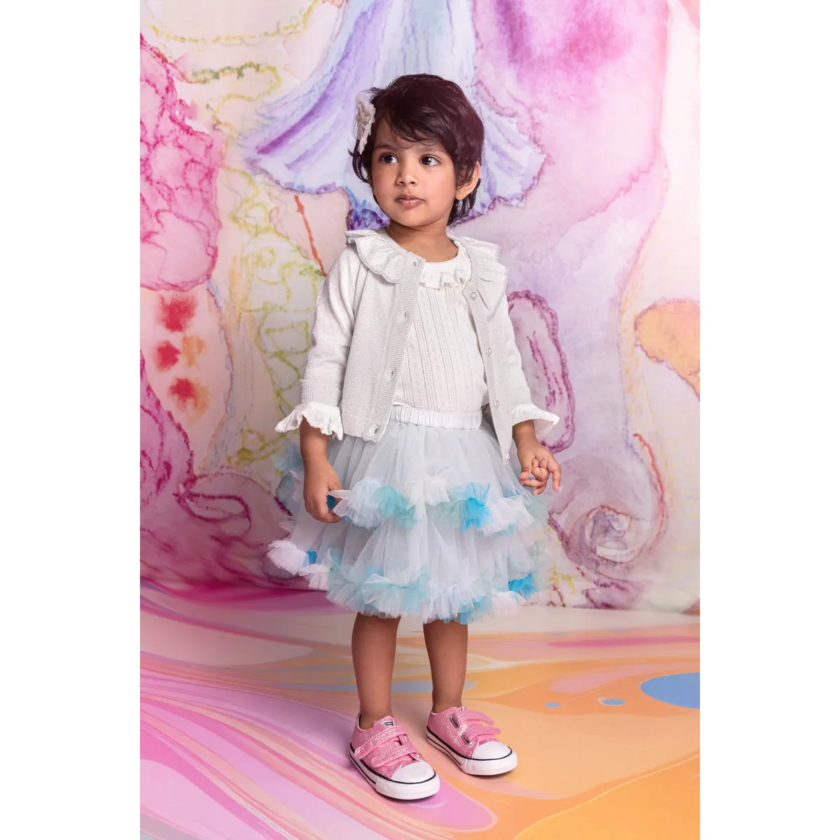 Tutu du Monde Star Sparkle Cardigan Ivory