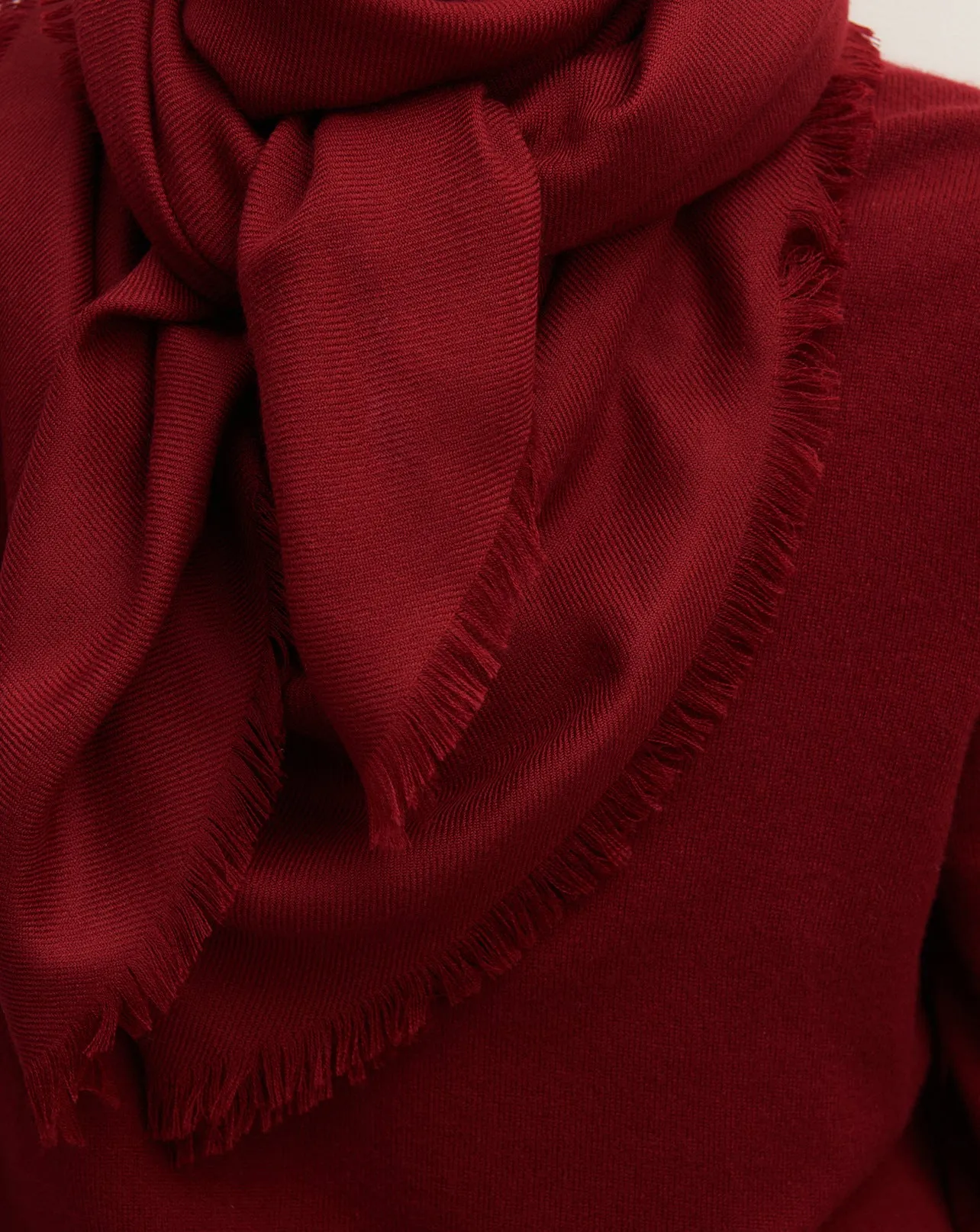 Twill square scarf Eric Bompard