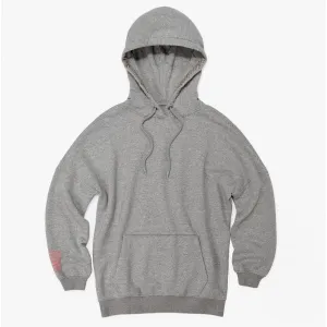 UGG SIMONE Womens Cotton Blend Boyfriend Hoodie Grey Heather