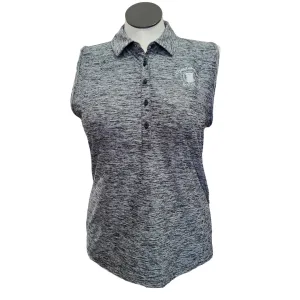 Under Armour Gray Heather Sleeveless Polo w/ Chautauqua Golf Club Logo Size XL