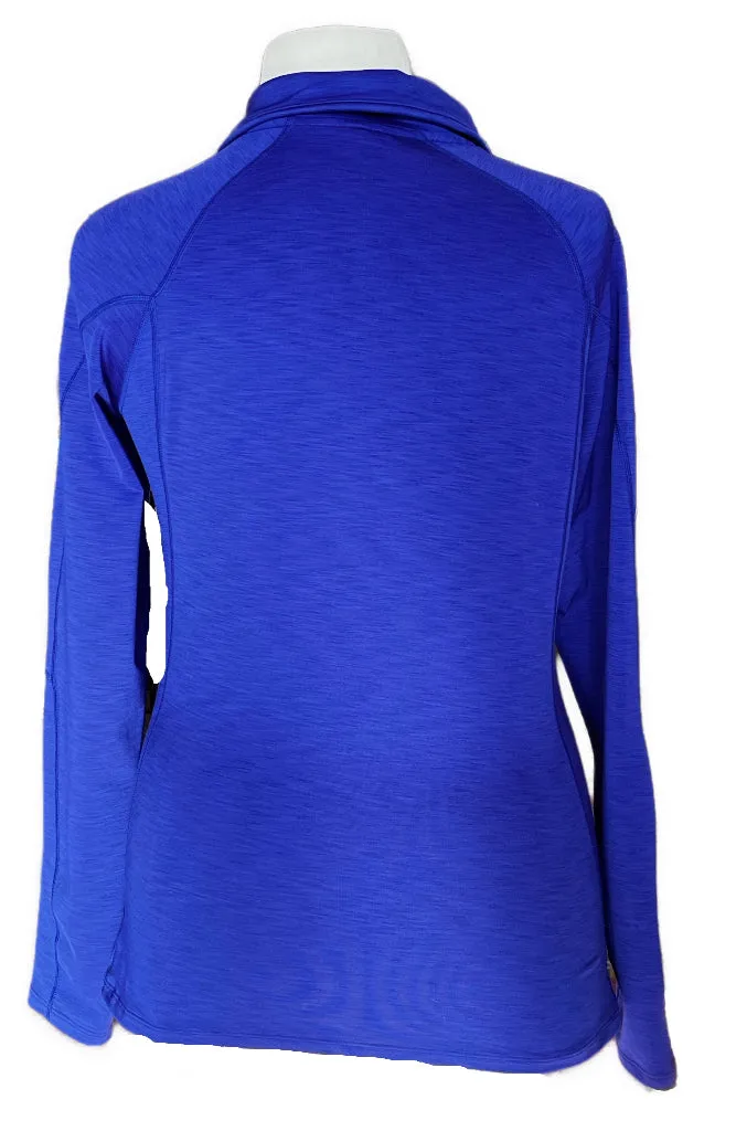 Under Armour Royal blue Heather 1/4 Zip Pullover Size XL