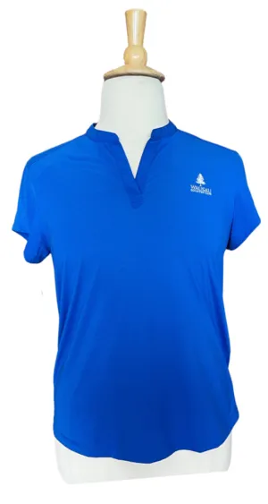 Under Armour Royal Blue V-Neck Polo wit Logo Size XL MSP $60