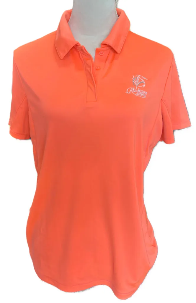 Under Armour Women's Coral Golf Polo w/ Logo Size L MSP$