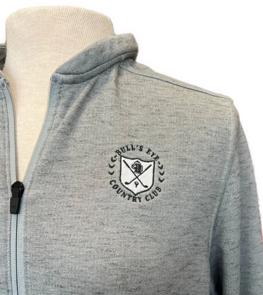 Under Armour Women's Gray Heather Full-Zip Jacket w/ Logo Size XL MSP$80