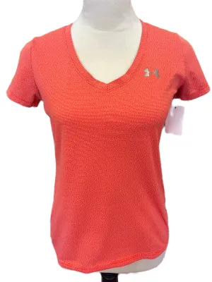 Under Armour Women's Orange Print V-Neck Workout Top Size XS MSP$30