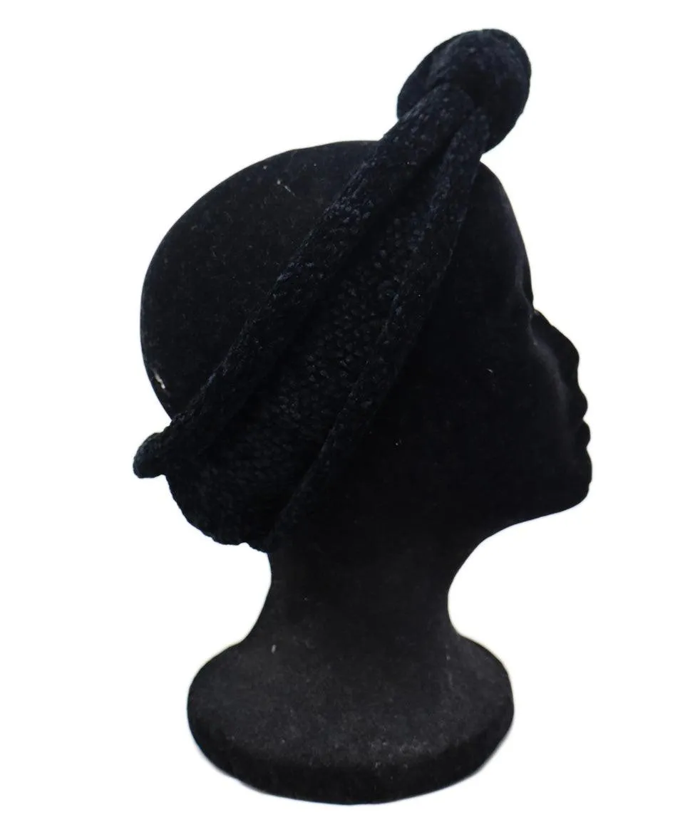 Underwood Black Chenille Headband
