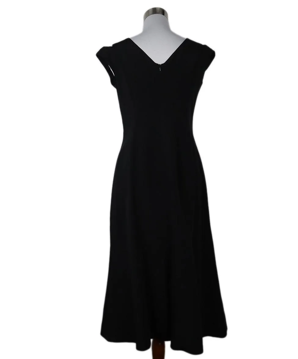 Valdi Couture Black Silk Dress sz 10