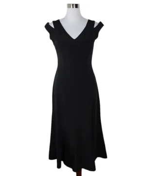Valdi Couture Black Silk Dress sz 10