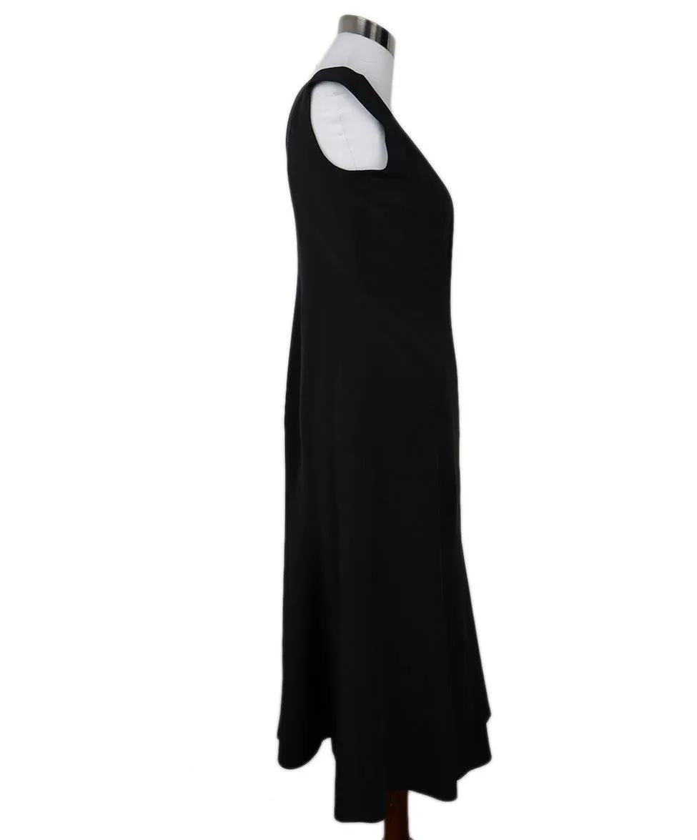 Valdi Couture Black Silk Dress sz 10