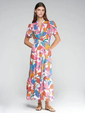 Vilagallo Dress Leila Tropical Print
