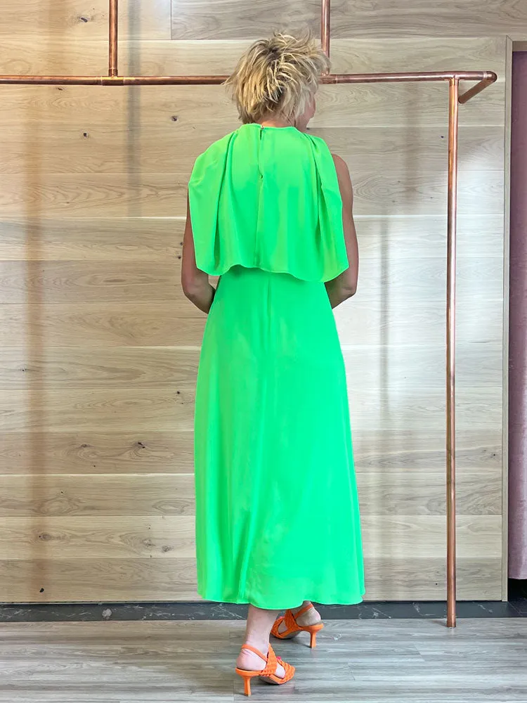 Vilagallo Gracie Dress Neon Green