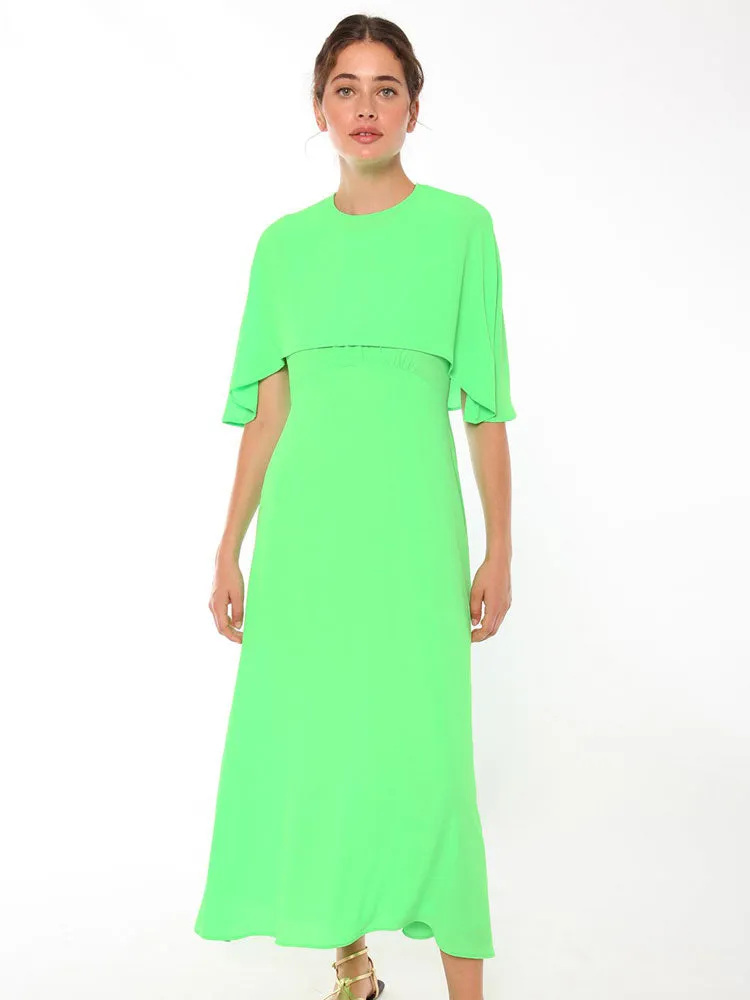Vilagallo Gracie Dress Neon Green