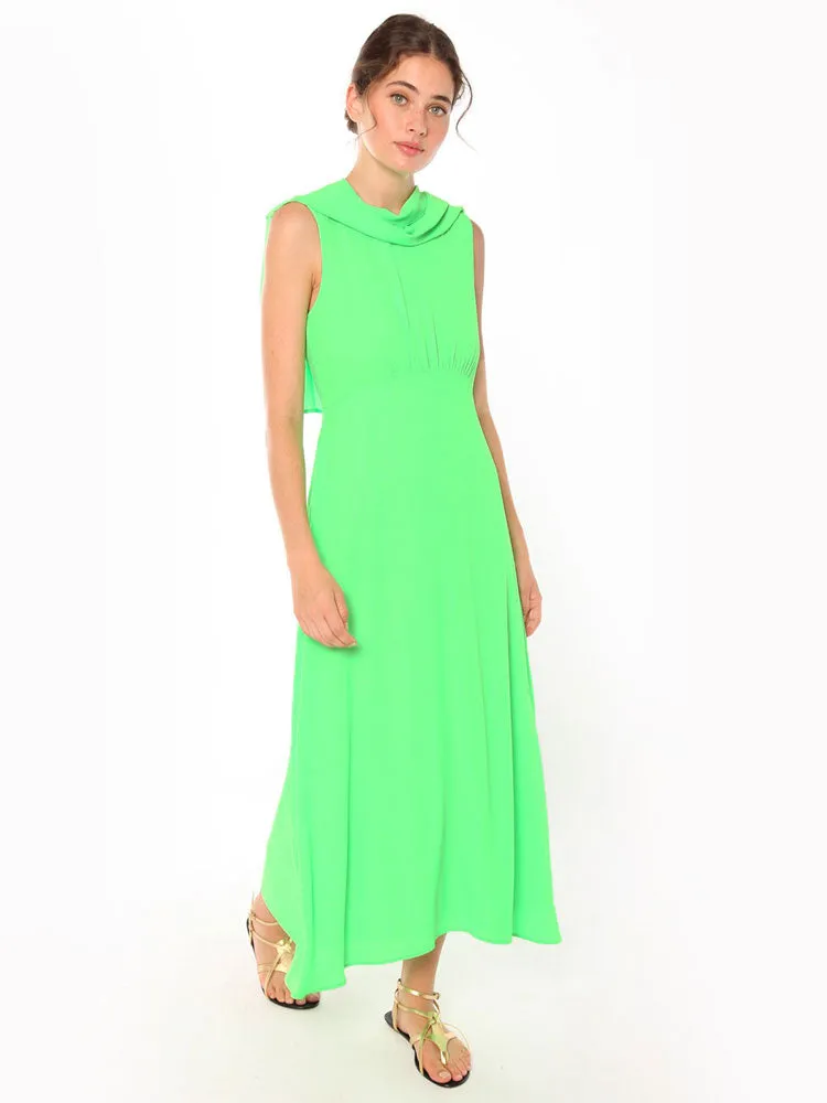 Vilagallo Gracie Dress Neon Green
