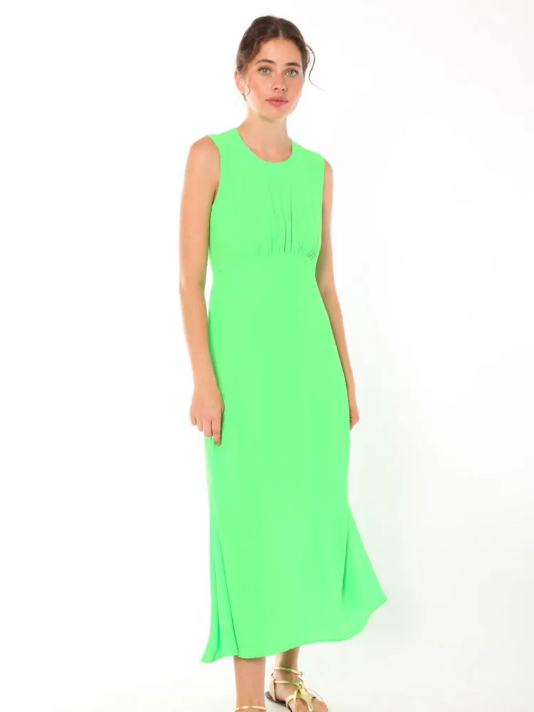 Vilagallo Gracie Dress Neon Green