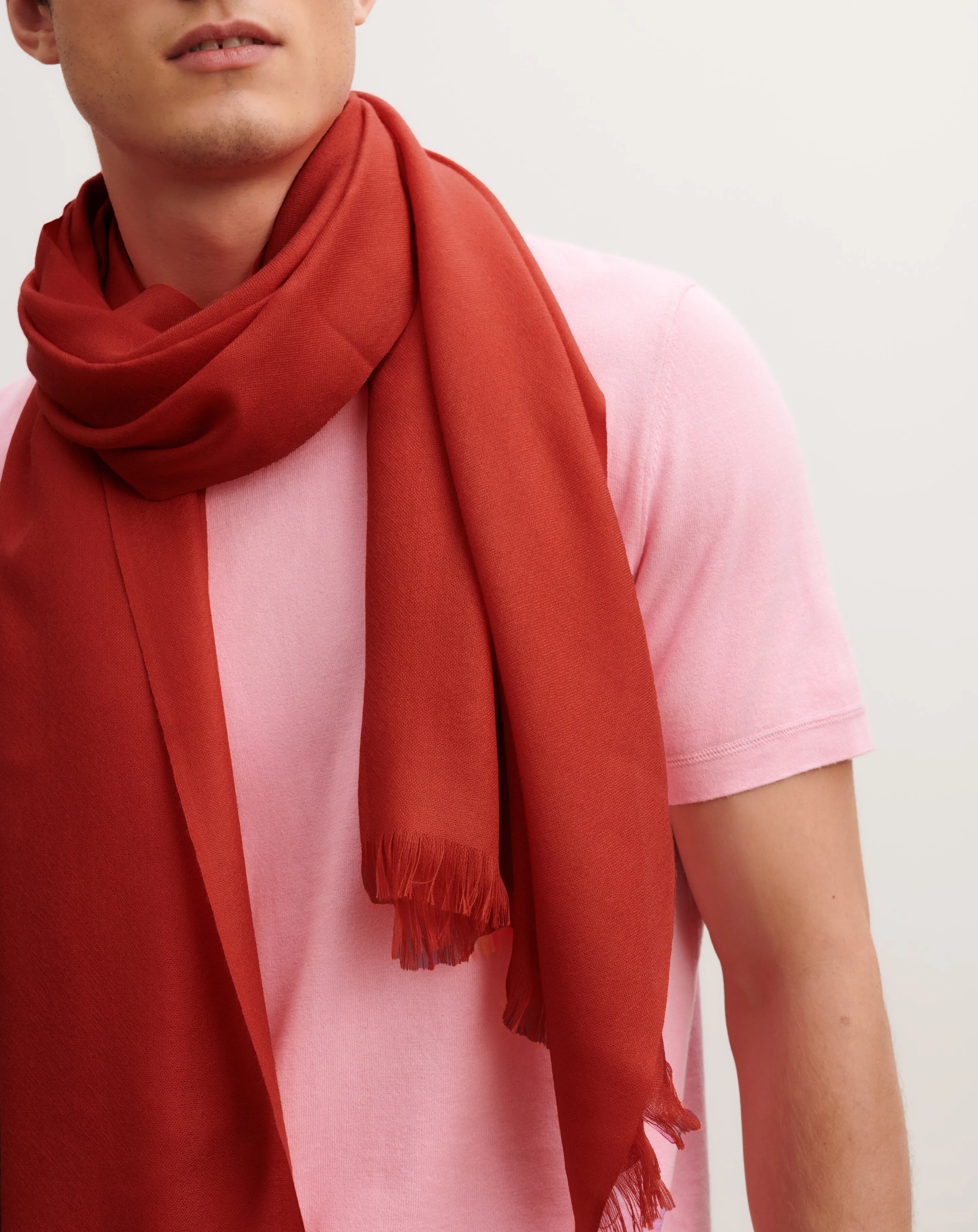 Voile stole Eric Bompard