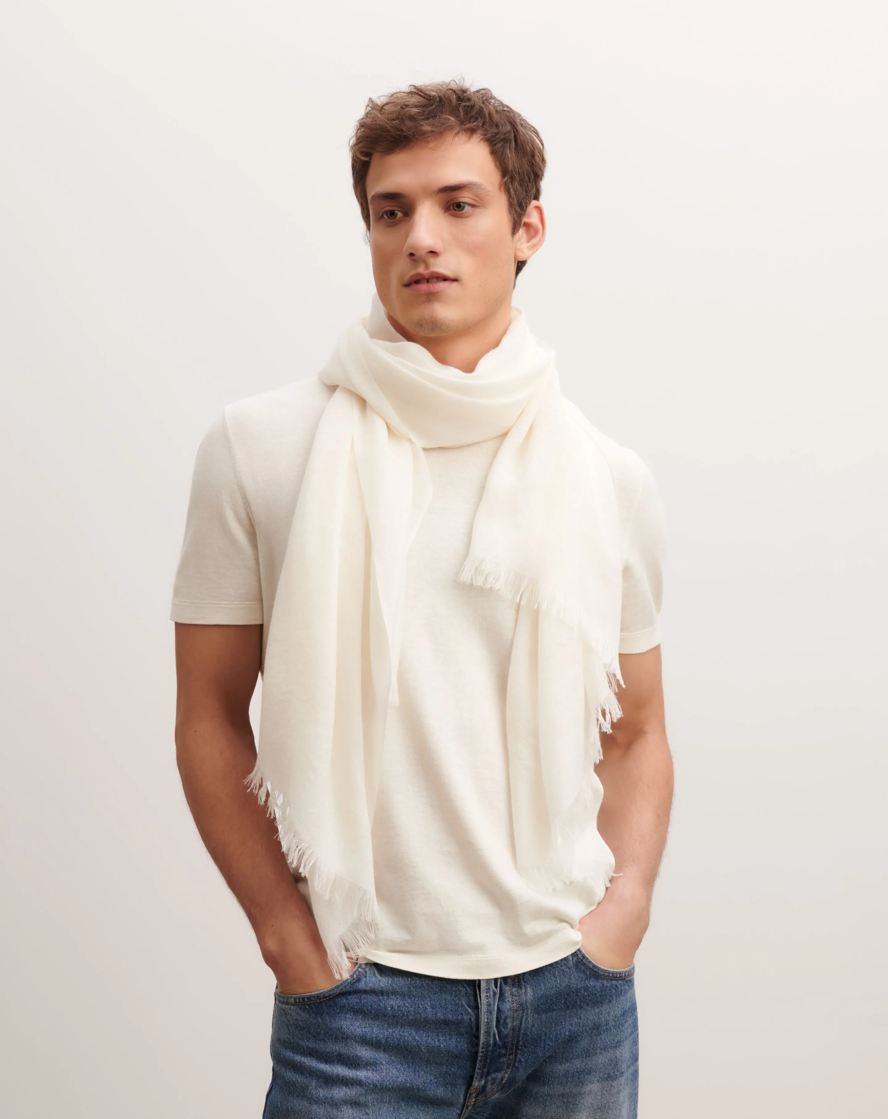 Voile stole Eric Bompard
