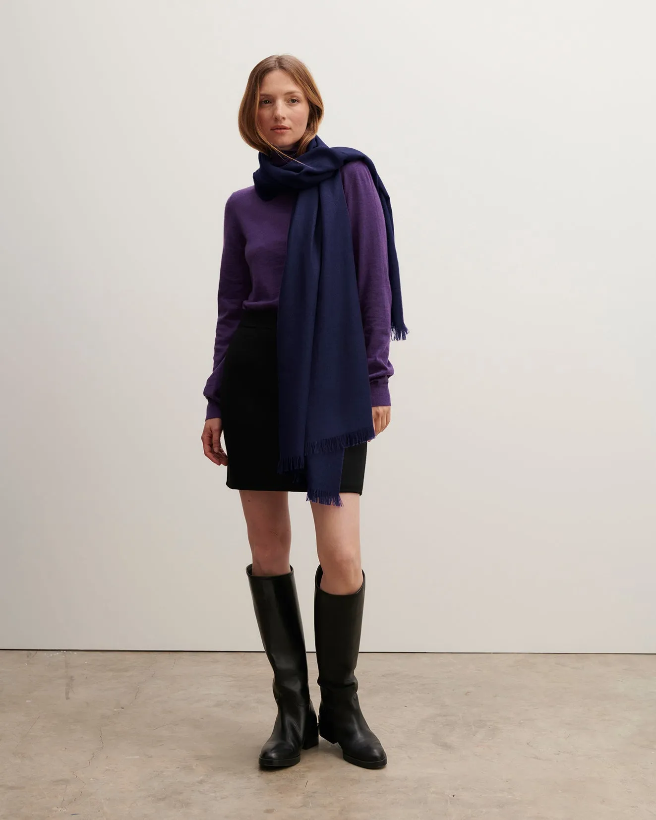 Voile stole Eric Bompard