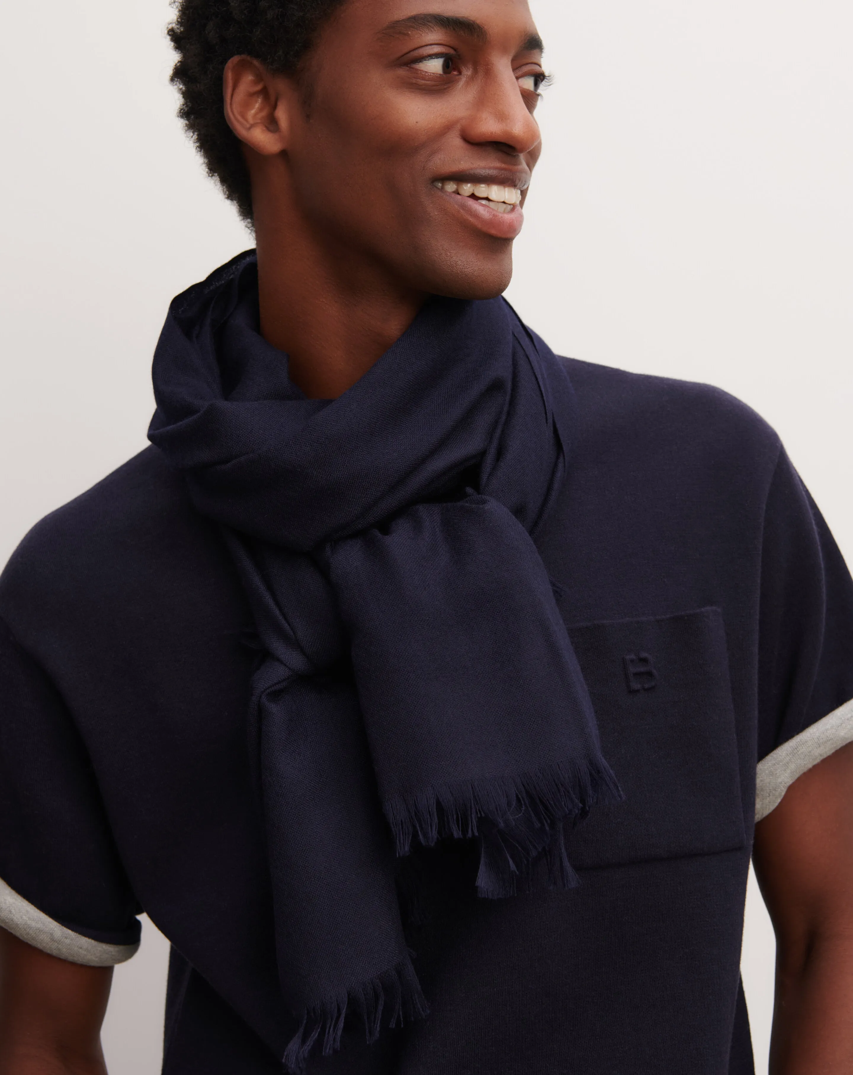 Voile stole Eric Bompard