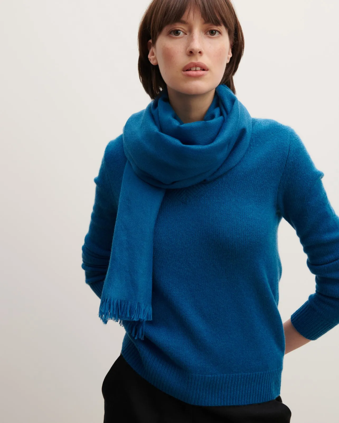 Voile stole Eric Bompard