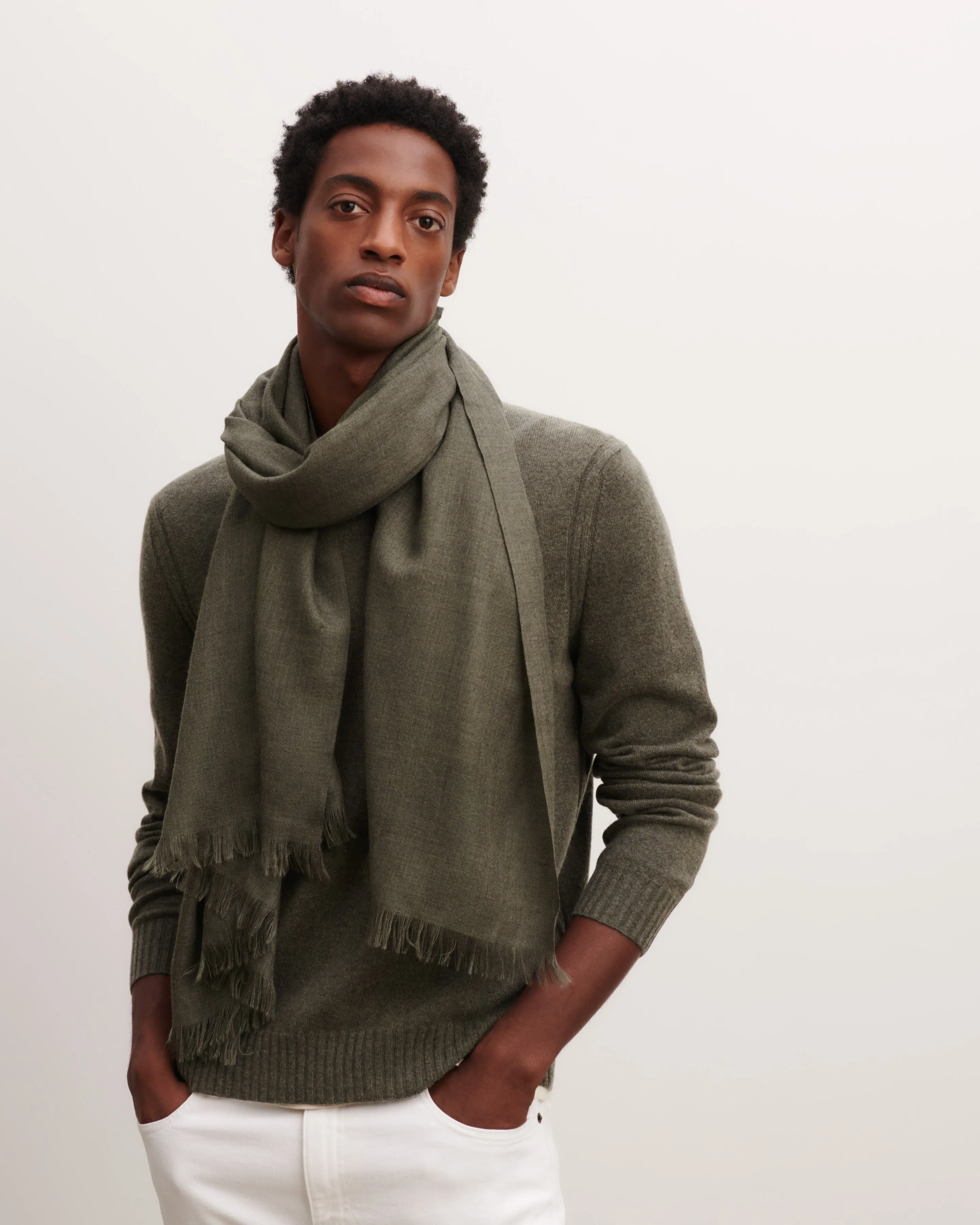 Voile stole Eric Bompard