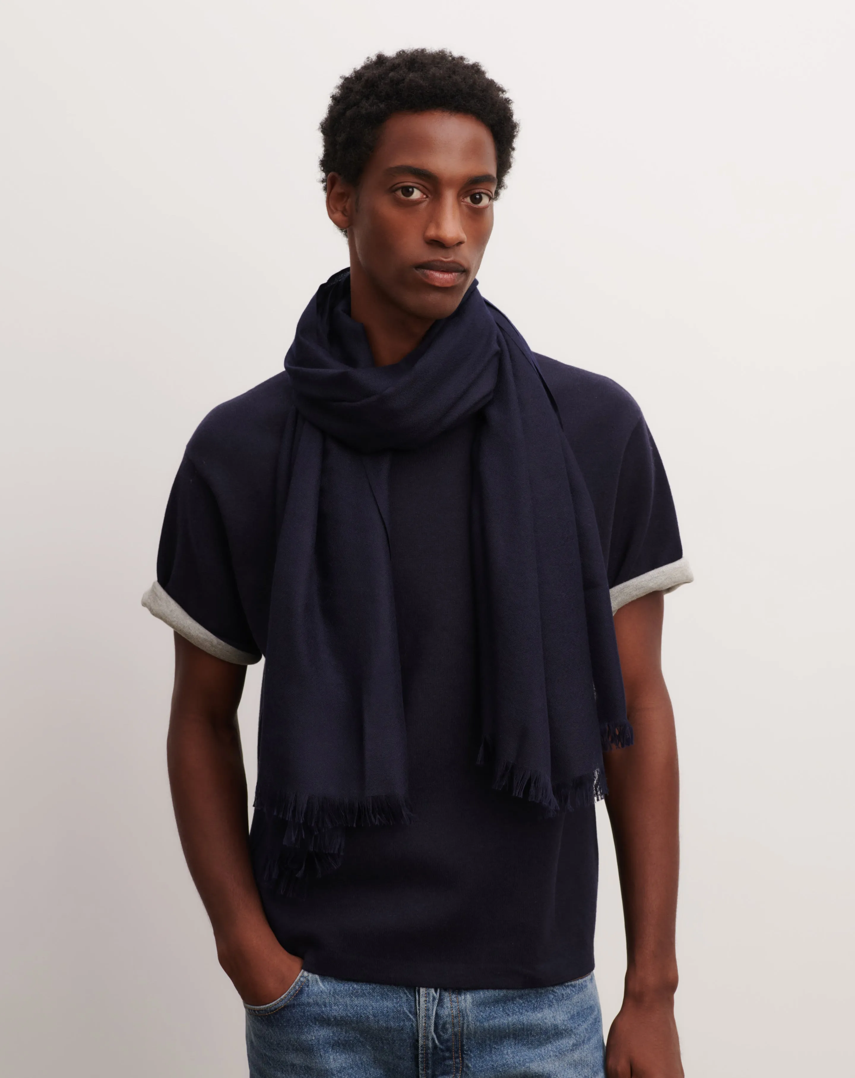 Voile stole Eric Bompard