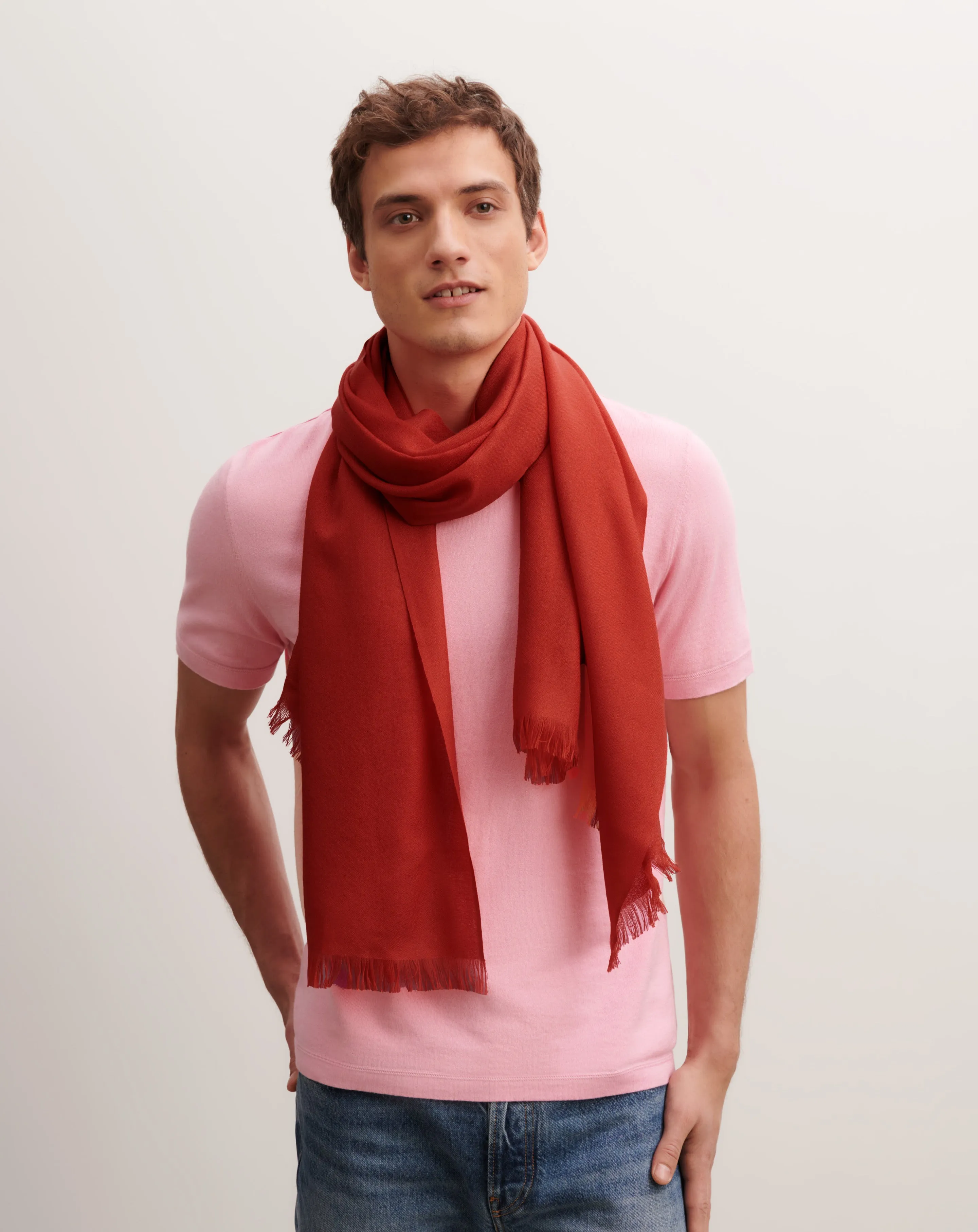 Voile stole Eric Bompard
