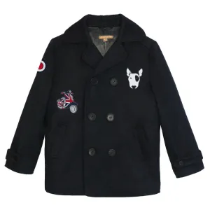 Wild & Gorgeous Coat Mod Pea Navy