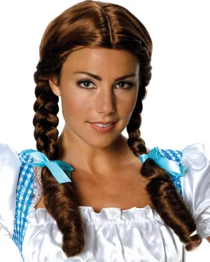 Wizard of Oz Dorothy Brown Plaited Wig