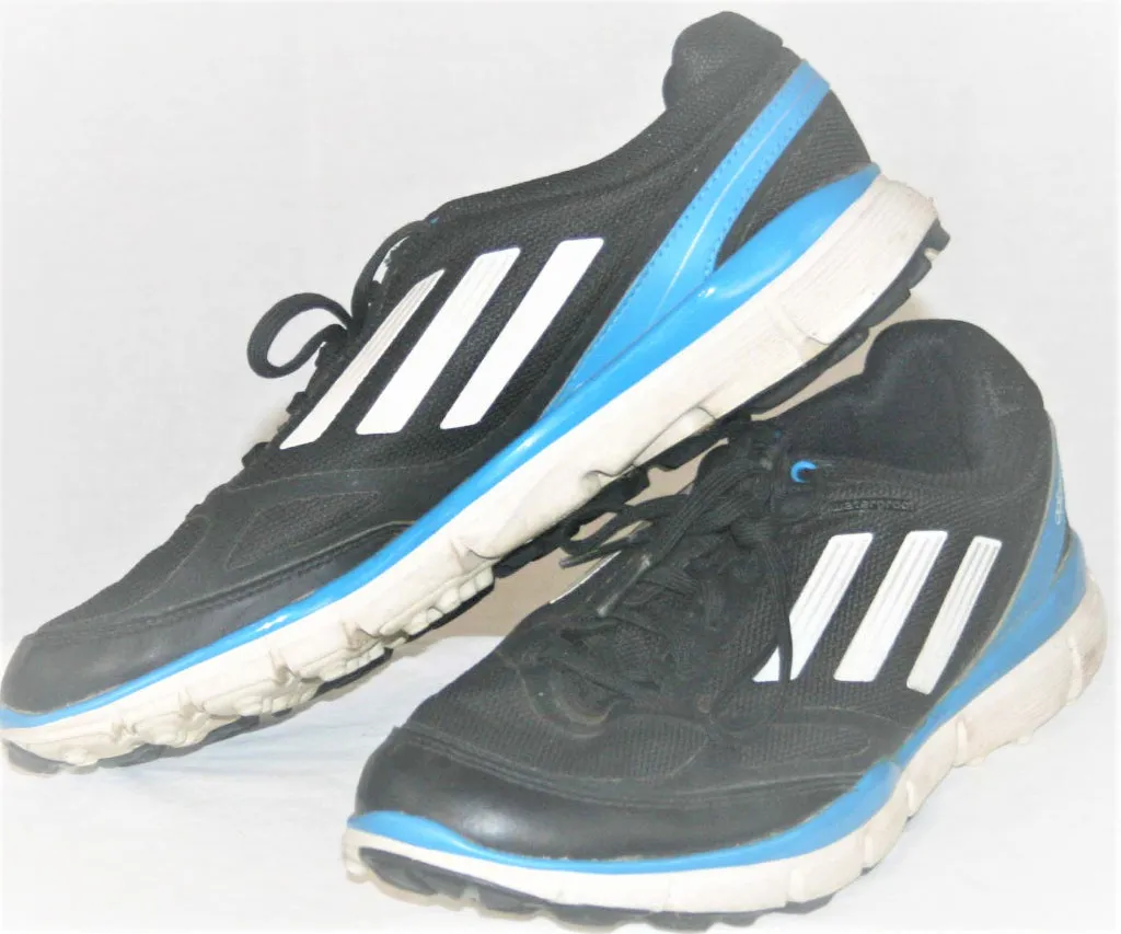 Women's Adidas Black, White & Blue Shoes Size 8