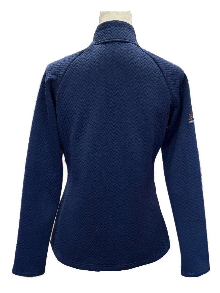 Women's Adidas Crew Navy Textured Golf Jacket w/ Logo Size M