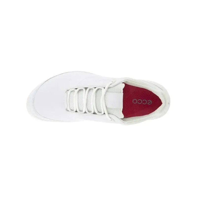 Women's Ecco Golf Biom H3 Shoes Size 38 (7-7.5) White/Hibiscus MSP$180