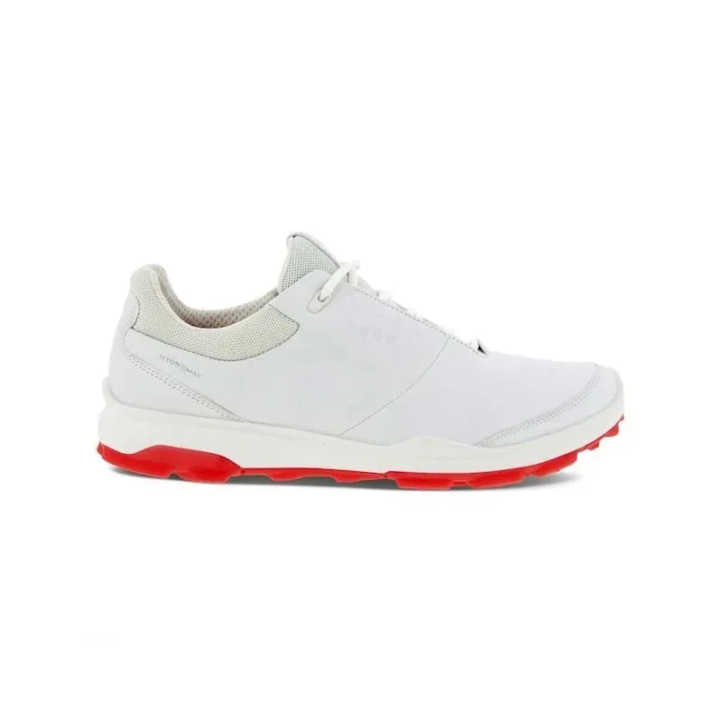 Women's Ecco Golf Biom H3 Shoes Size 38 (7-7.5) White/Hibiscus MSP$180