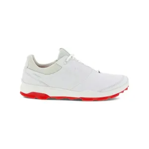 Women's Ecco Golf Biom H3 Shoes Size 38 (7-7.5) White/Hibiscus MSP$180