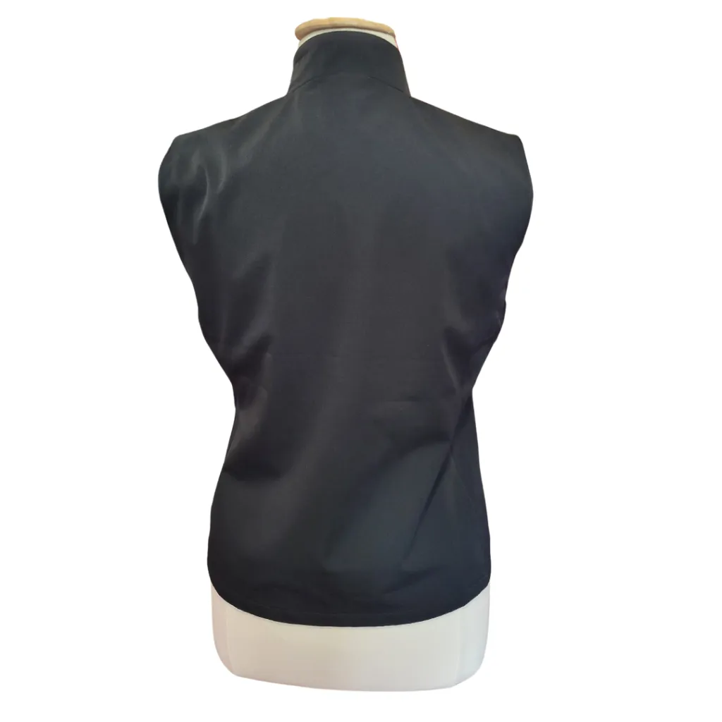 Women's EP Pro Tour Tech Black and Gold Mesh Full Zip Golf Vest Size L