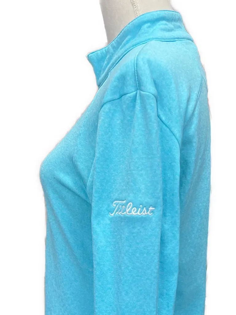 Women's Footjoy Blue Heather Thermal Golf Pullover Size S MSP$125