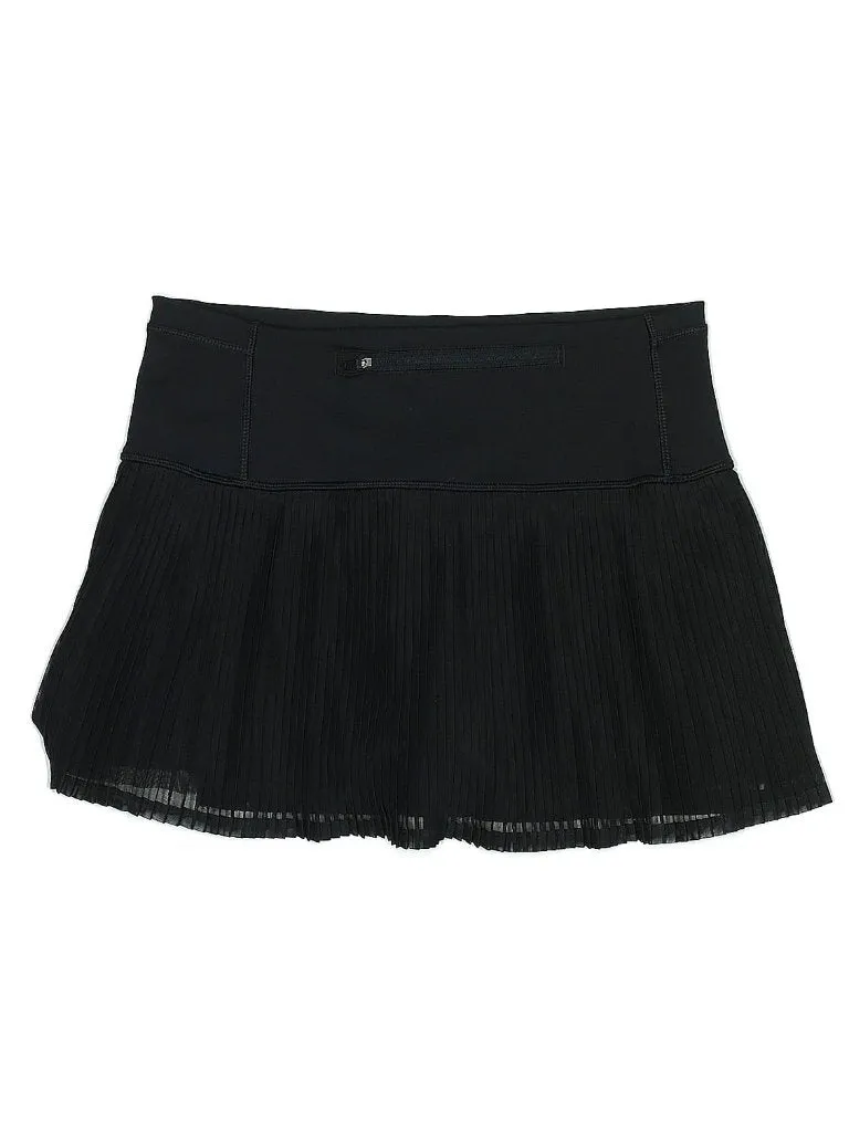 Women's Ibkul Solid Black Mesh Tennis Skort Size S  MSP$92