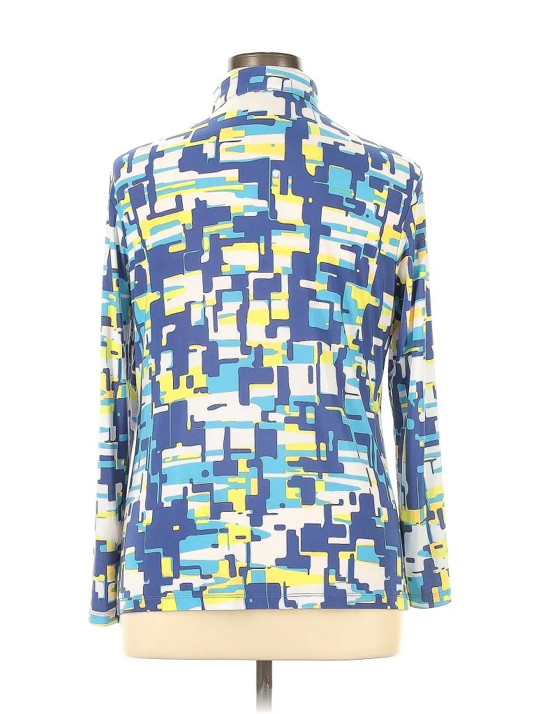 Women's Jamie Sadock Simplicity Long Sleeve Golf Top - Multicolored Size XL