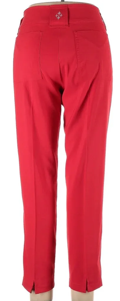 Women's Jofit Golf Pants in Red Size 14`